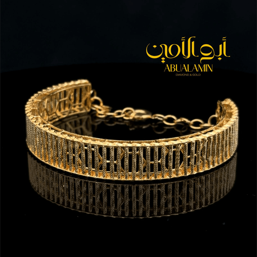 أسورة ذهبية بسلسلة